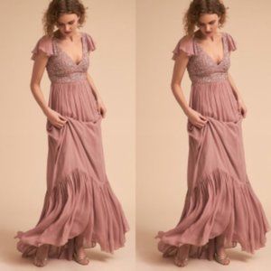 BHLDN Daphne Embellished Dress